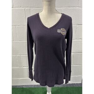 Harley-Davidson Purple Long Sleeve Women Size XL Destination Greenville